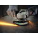Meuleuse d'angle 125 mm 1200 w coffret disques kg1202kd black and decker 