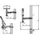 Elément de serrage pour tables de soudage tw avec levier 300/120 mm - tw28-30-12h 