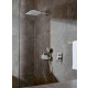 Douche de tête raindance e 300 x 300 mm 1 jet avec bras de douche chromé 