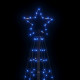 Arbre de Noël lumineux avec piquets 220 LED - Couleur d'éclairage et hauteur au choix 