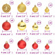 Boules de Noël 100 pcs 3 / 4 / 6 cm - Couleur au choix 