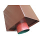 Boite à eau alu 400x400x400 - RAL 7017 Brun Chocolat 