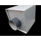 Boite à eau alu 400x400x400 - RAL 9006 Gris 