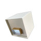 Boite à eau alu 250x250x250 - RAL 1015 Ivoire 