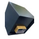 Boite à eau alu 350x350x350 - RAL 9005 Noir 