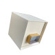 Boite à eau alu 400x400x400 - RAL 1015 Ivoire 
