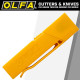 Etui de 30 lames de cutter sécables LB-30B de 18 mm de largeur avec clip de ceinture - CARPENTRAS SIGN - OL25167 
