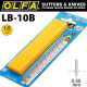 Etui de 10 lames de cutter sécables LB-10B de 18 mm de largeur - CARPENTRAS SIGN - OL36303 