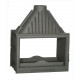 Ferlux foyer en fonte 830 17,5kw vitrage double face