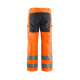 Pantalon artisan haute-visibilité stretch poches 15851811 - Couleur et taille au choix orange fluo-gris anthracite 