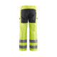 Pantalon artisan haute-visibilité stretch poches 15851811 - Couleur et taille au choix jaune fluo-gris moyen