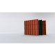 Tôle tuiles bac acier (JI24-183-1100-PANNEAU-TUILE) pour couverture Joris Ide - dimensions et couleur au choix  