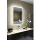 Miroir de salle de bain leana rasoir à cadre led avec anti-buée & capteur k841iv