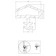 Joint de porte intérieure sur dormant en PVC - Rainure 4 mm - Rouleaux 150 m - Noir - KISO - S 0680 NOIR 