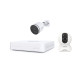Kit vidéosurveillance ip 2 caméras kit-2-fn8108h-x5-w-s41