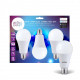 Kit de 3 ampoules led wifi rgbw - compatible amazon alexa & google home