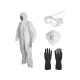 Kit de protection pulverisation vito jardin et bricolage combi taille xxl + gants + lunettes+ masque