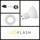 Kit spot led GU10 6 watt (eq. 50 watt) Dimmable - Finition - Blanc, Type Support - Rond orientable 92mm