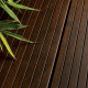 Kit Terrasse Bambou 10m² - MELODY - Thermotraité - Résistant Humidité et Champignons - Fixation Clips Cobra Hybrid 7-22 - Garantie 25 ans 
