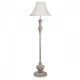 Lampadaire argenté country 1 ampoule 166 cm