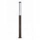 Lampadaire de jardin gris foncé cartago 3 ampoules