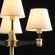 Lampadaire laiton neoclassic 4 ampoules 155 cm 