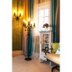 Lampadaire noir classic 6 ampoules 170 cm 