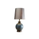 Lampe babushka, porcelaine, sans abat-jour