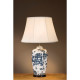 Lampe blue trad willow, porcelaine, sans abat-jour