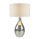 Lampe clayton, verre miroir, avec abat-jour