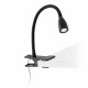 Lampe de bureau noire loke