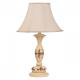 Lampe de table beige country 1 ampoule 67 cm