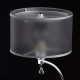 Lampe de table chromée elegance 1 ampoule 40 cm 
