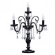 Lampe de table noire classic 4 ampoules 63 cm