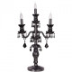 Lampe de table noire classic 4 ampoules 80 cm