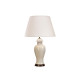 Lampe ivory crackle small, sans abat-jour