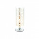 Lampe lacy, chrome et verre