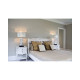 Lampe libero silver, argent, sans abat-jour 