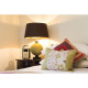 Lampe osiris, porcelaine, sans abat-jour 