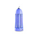Lampe piege anti moustique et insectes plein air violet laqué - décharge électrique 1000v - champ action 20 m2