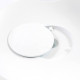 Lavabo suspendu rectangulaire - solid surface blanc mat - 100x48 cm - clas 