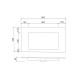 Lavabo suspendu rectangulaire - solid surface blanc mat - 90x50 cm - single 