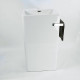 Lavabo totem carré - céramique avec porte serviette - 48x87 cm - alto +