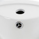 Lavabo totem cylindre - céramique blanc - 46x82 cm - sigma 