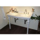 Lavabo sur colonnettes double vasques Louxor Blanc Sarreguemines