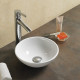Lave main bol - céramique blanc - 28 cm - olys