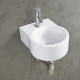 Lave main rond - céramique - 35x27 cm - moon