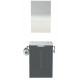 Ensemble Closy Pack meuble et lave main + accessoires WC 40 cm (coloris au choix)