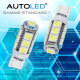 Pack p24 4 ampoules led w5w (t10)+navette c5w 39mm canbus autoled® 