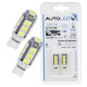 Pack p23 4 ampoules led w5w (t10)+navette c5w 36mm canbus autoled® 